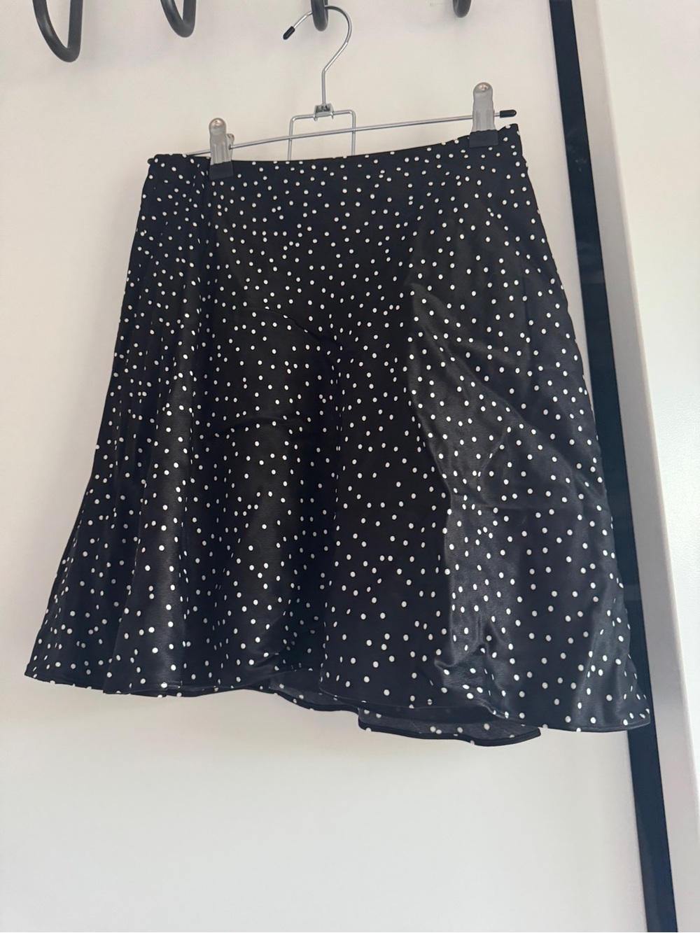 & Other Stories Black and White Polka Dot Skirt